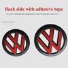 2pcs ABS Car Front Grill Emblem Rear Trunk Badge Logo for Volkswagen VW Golf 5 6 7 7.5 8 MK5 MK6 MK7 MK8 Polo Passat B8 SciroccoNB3