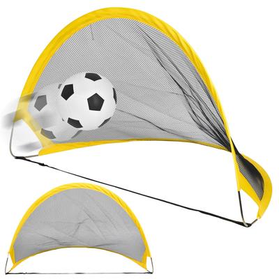 Packable 2 Packs Soccer Goal Popup Backyard Portable Soccer Goal Net Foldable Indoor Outdoors Kids