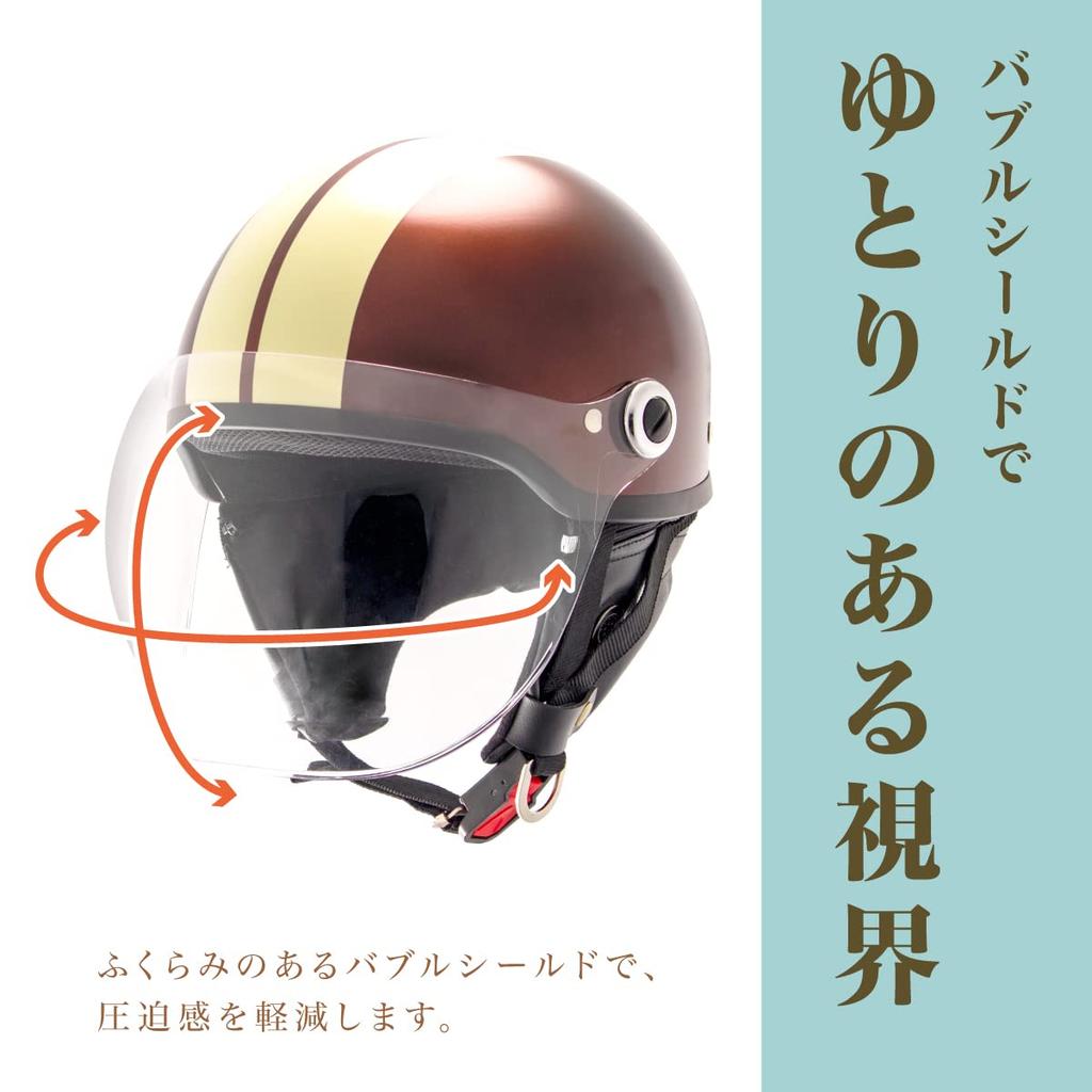 Ceptoo Motorcycle Matte Helmet, Half, Navy, CV-S