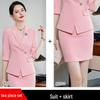 Women's White Professional Summer Suit Set for Beautician or Salon Manager