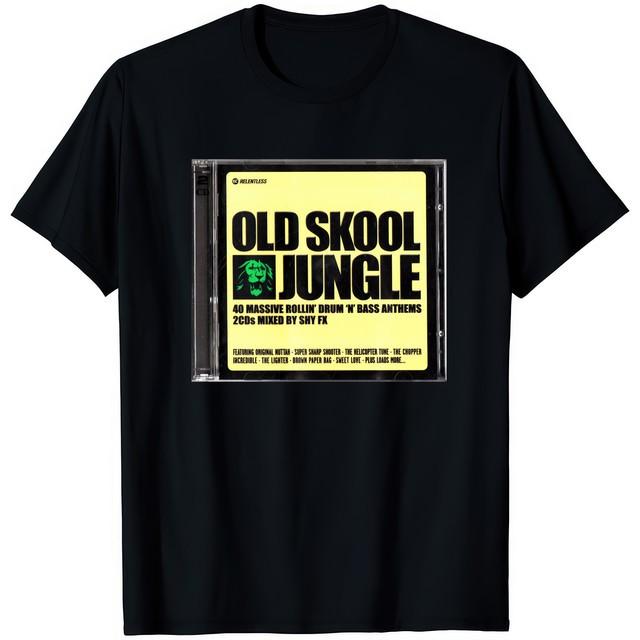 Old Skool Drum And Bass T-Shirt Retro Rave Music Tee S