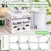 256 PCS/Set DIY Memo Pad Pull-out Design Labels Stickers Sticky Note  School Office Supplies
