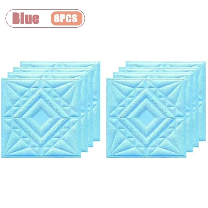 4-24PCS 30x30cm Self-Adhesive Wall Sticker 3D Soft Wall Stickers DIY Bedroom Living Room Background Home Decor Wall Decoration