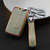 Land Rover Key Case for Range Rover, Sport, Evoque, Discovery 4, Defender 110, Velar, Freelander - 5 Shell Buckle