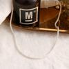 Shiny Metal Simple Silver Color Necklace Women Elegant Exquisite Jewelry Gift