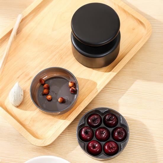 7-Hole Cherry Pitter Baking Fruit Pit Remover for Cherries Plums Fruit Pitting Tool for Kitchen Baking