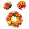 Halloween Artificial Wreath Hanging Decorations Desktop Maple Leaves Decorative