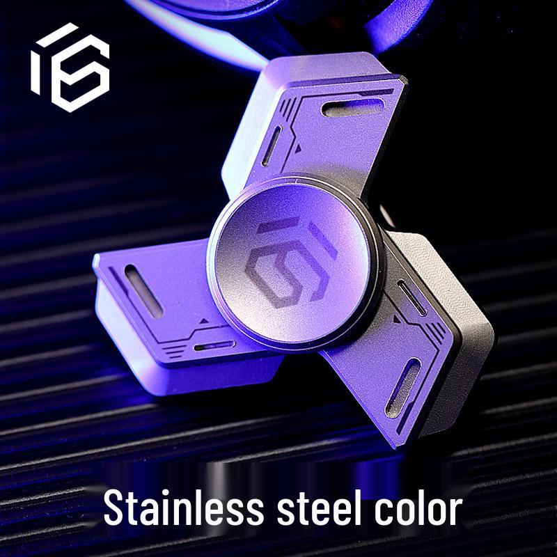 

Stainless Steel Iron Man Flashing Gyroscope Fidget Spinner Toy