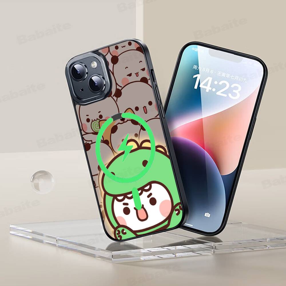 Cute BUBU DUDU Phone Case Magnetic Case For iPhone 17 16 15 14 13 12 11 For Magsafe Wireless Charge Cover