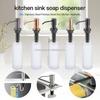 Custom 500ml Kitchen Manual Black Hand Dish Soap Dispenser Stainless Steel for Kitchen Sink Factory in China