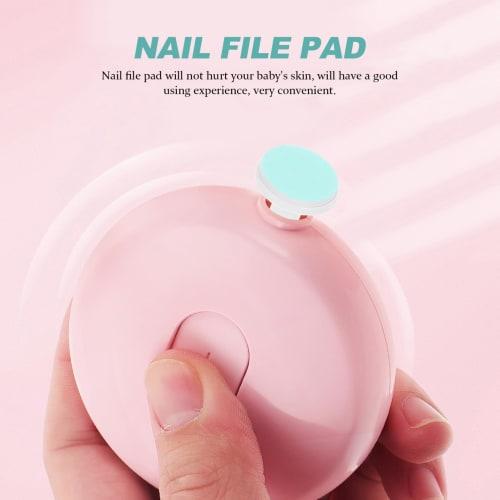Beaupretty 12-Piece Baby Nail Grinding Head Replacement Pads for Electric Nail Trimmers, Convenient Design for Shaping Baby's Nails