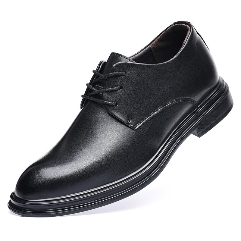 

Кожаная обувь Дышащая Мужская резиновая обувь Повседневная обувь Лоферы Офисная обувь JZ-1995 44 чёрный