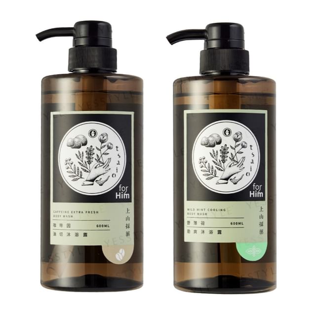 SOFNON - Tsaio Body Wash For Men Caffeine Extra Fresh - 600ml