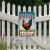 Vintage Metal Farmhouse Sign Chicken Coop Wall Art Decor