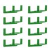 20PCS Adjustable Plant Clips 360 Degree Plastic Plant Branch Stem Bender Training Clips Green