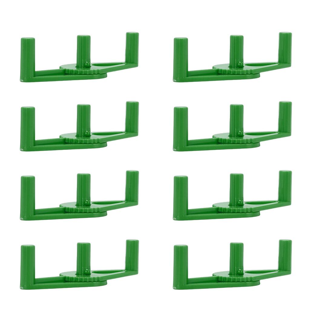 20PCS Adjustable Plant Clips 360 Degree Plastic Plant Branch Stem Bender Training Clips Green