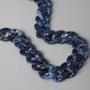Women Clutch Shoulder Purse Chain DIY New Fashion Woman Handbag Accessory Chain Black Pink Detachable Resin Blue Luxury Strap