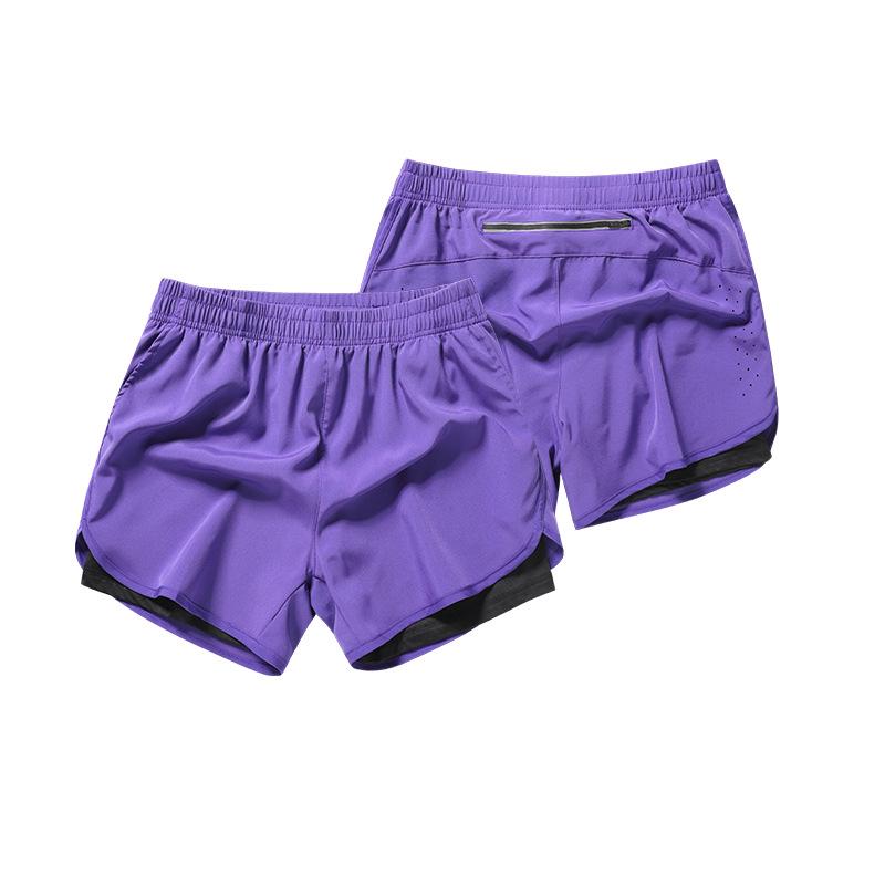 Men's Quick-Dry Double-Layer Running Shorts