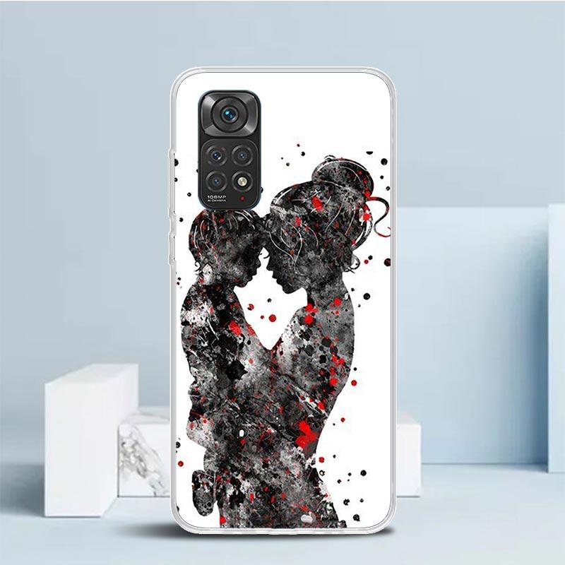Mom Baby Girls Phone Case For Xiaomi Redmi Note 15 14 14S 13 12S 12 Pro Plus 11S 11 11T 11E 10S 10 + Soft TPU Back Cover Redmi N