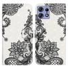 For Motorola Edge 50 Pro 5G Case 3D Creative Pattern PU Leather Stand Phone Cover