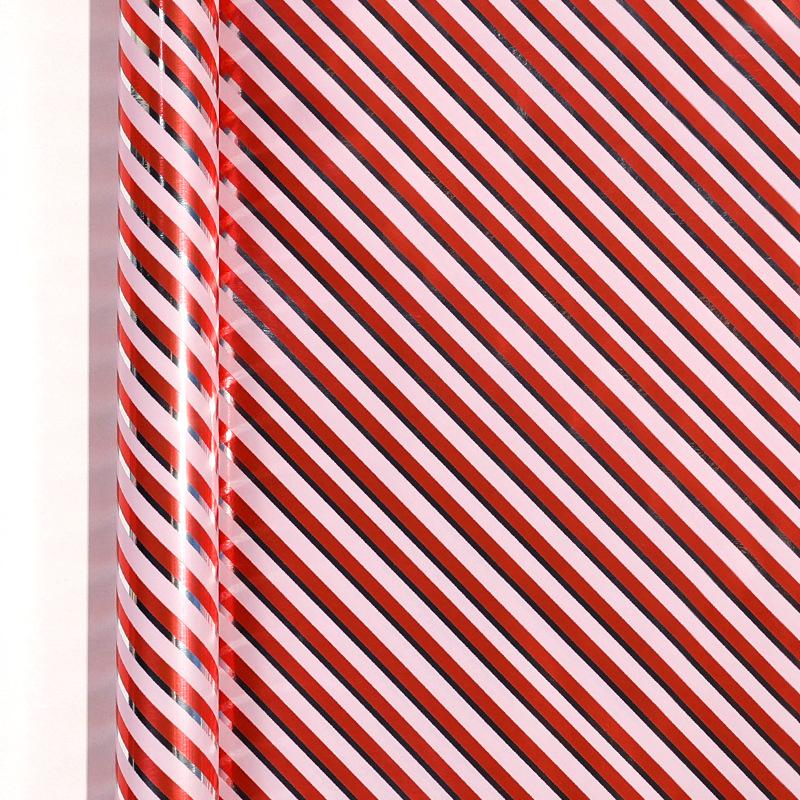 43x300cm Christmas Gift Wrapping Paper Red Star Bouquet Packaging Paper Christmas Valentines Birthday Gifts Decoration Paper