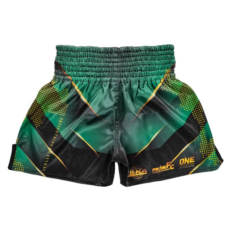 Unisex Quick-Dry Elastic Muay Thai MMA UFC Training Shorts - Green