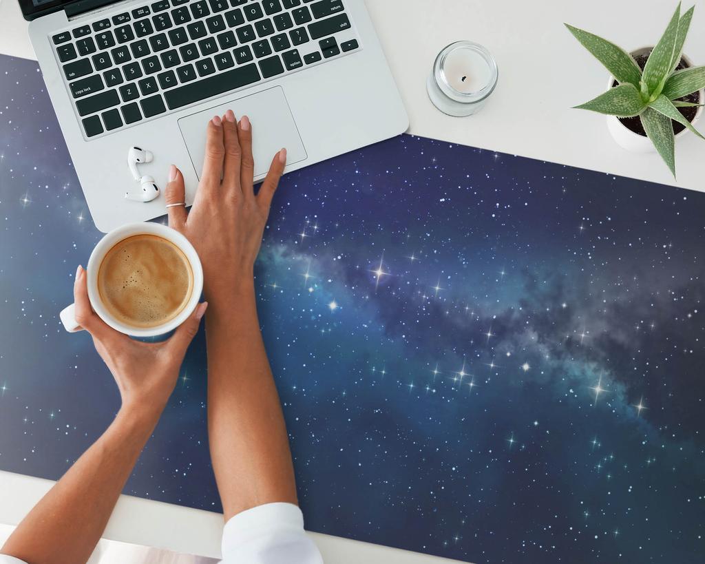 Desk Pad For Graphic Designers And Designers Starry Night 120X60 Cm