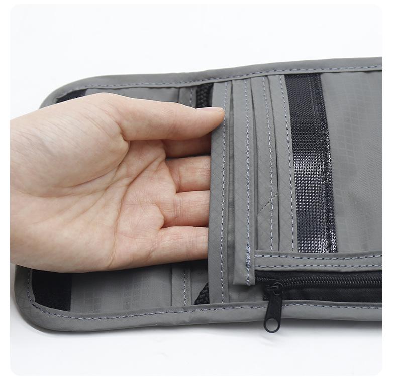 RFID-blokující náprsní taška na pas a telefon s ochranou proti krádeži a stíněním signálu