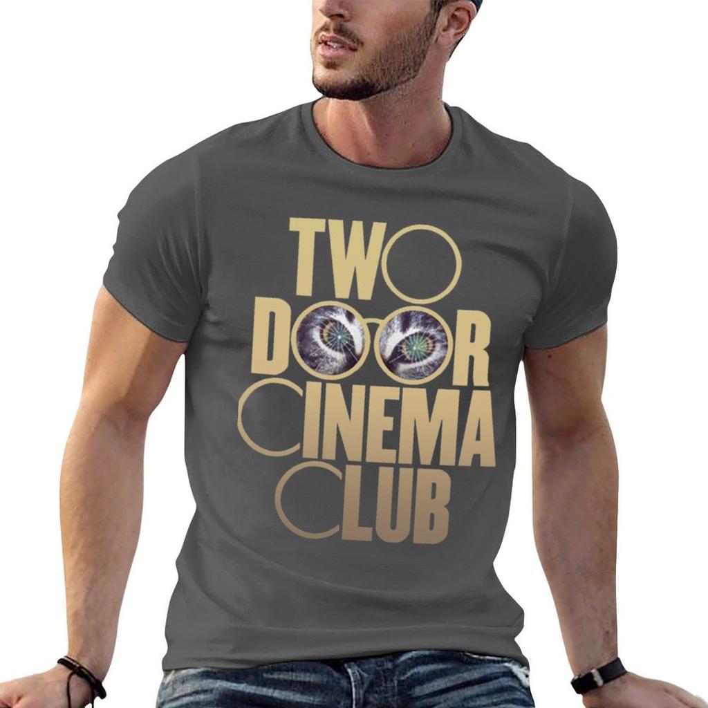 Two Door Cinema Club TShirt Plus Size Workout Short Sleeve Top