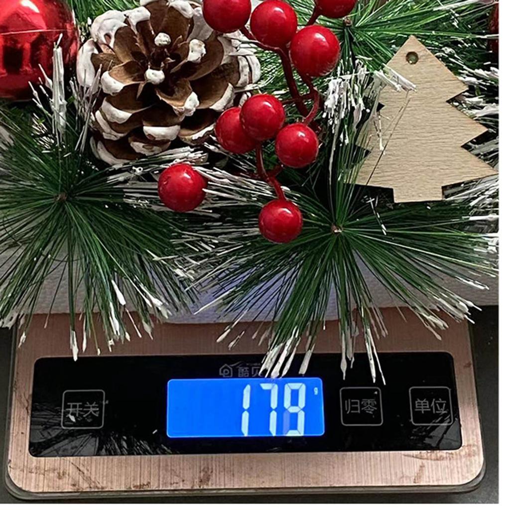 Hristmas Simulation Wreath Door Hanging Christmas Decoration Wreath Decoration