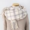 Literary Plaid Scarf Women's Autumn and Winter Imitation Cashmere Korean Version Versatile Student Scarf Ins Trend Warm Shawl