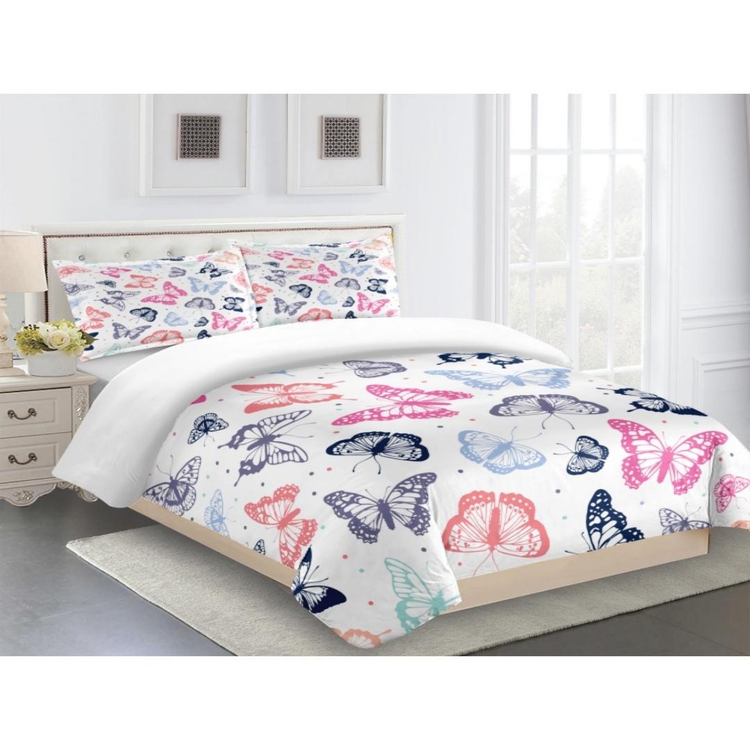 

Bedding Set Colorful Butterfly Printed Pattern Duvet Cover Kids Adult Bed Set Room Decor 1 Duvet Cover, 1-2 Pillowcases 135*200cm&set