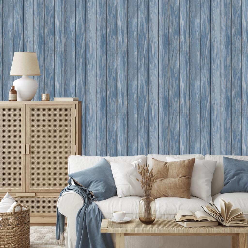 Wallpaper Wood Wooden Boards Modern Pattern for Living Room and Bedroom 50x1000