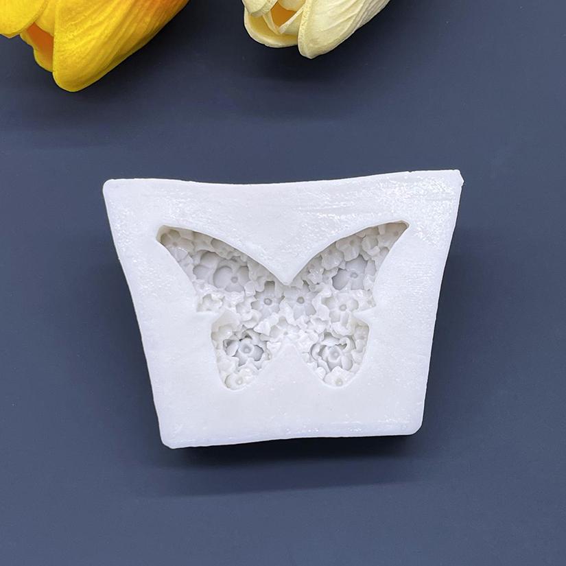 Flower Butterfly Silicone Mold Candle Sugarcraft Chocolate Cupcake Baking Mold Fondant Cake Decorating Tools