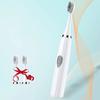 1pc White/Pink Electric Toothbrush Adult Model Soft Bristle Electric Toothbrush Battery Model Family Set Electric Toothbrush