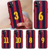 Fotbalové číslo Funda Kryt na telefon Pouzdro na telefon pro Apple iPhone 17 Pro Max 17e 13 12 14 15 Pro 7 8 Air 11 XR XS MAX 16