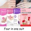 4 Pairs Whitening Moisturizing Hand Mask Gloves Anti-Drying Skin Care Exfoliating Calluses Hand Mask Spa Gloves Hands Care