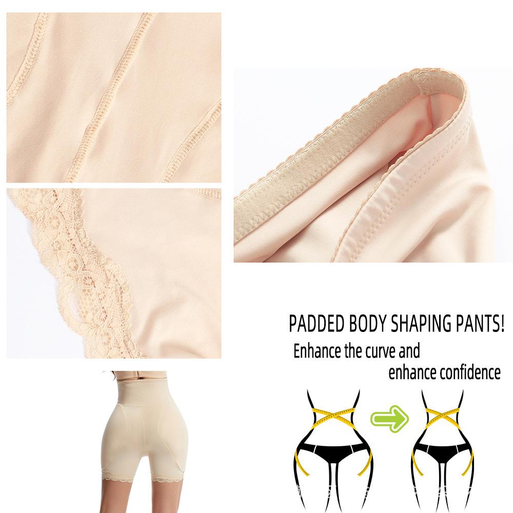 Spodnie modelujące plus size z wysokim stanem kontrolujące brzuch, podnoszące pośladki, wyszczuplające talię, z gąbkowymi wkładkami