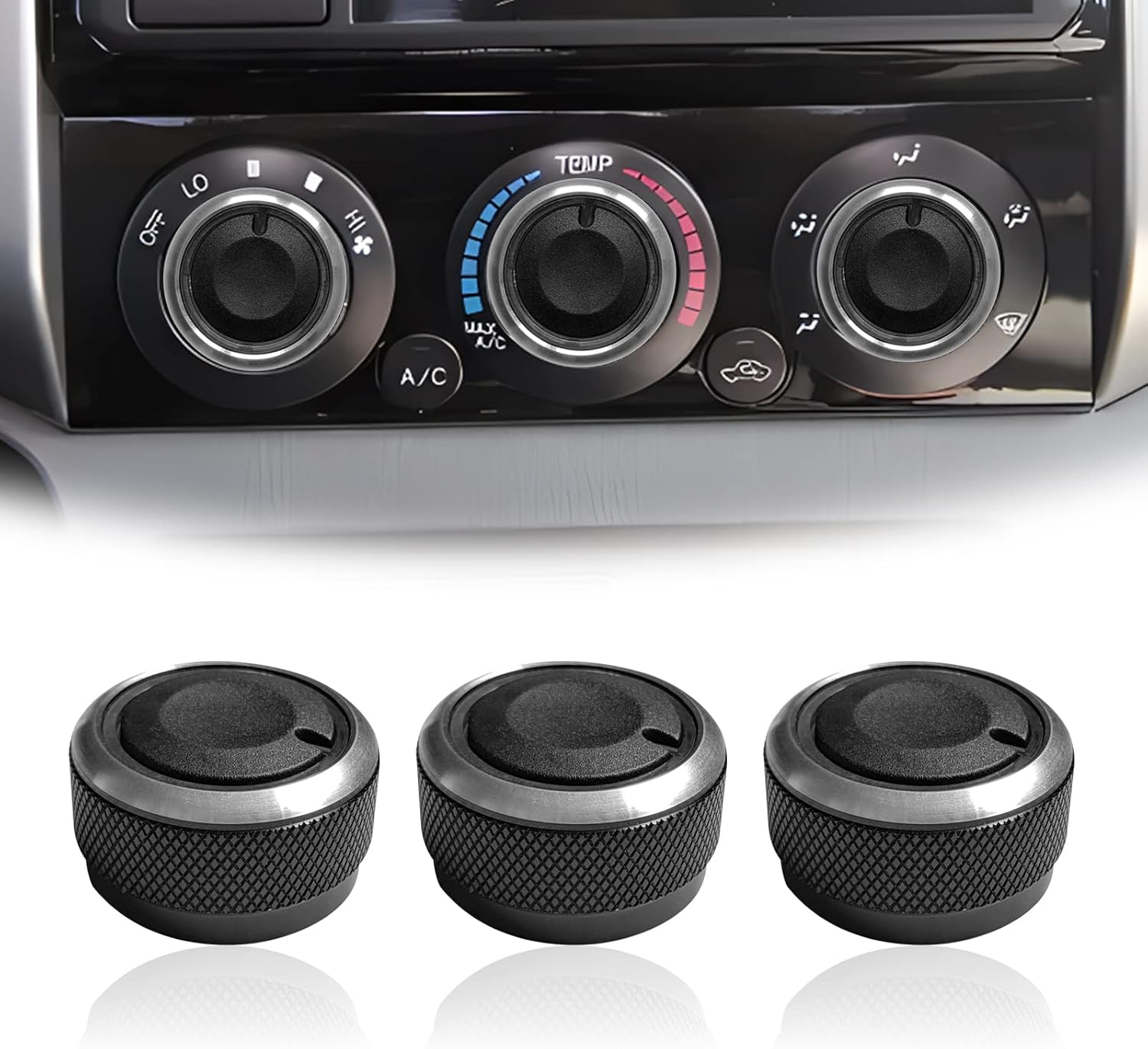 

Control Knob Heater A/C Heater Air Conditioning Button Compatible with Toyota Tacoma Knob Toyota Tacoma Accessories 2005-2015