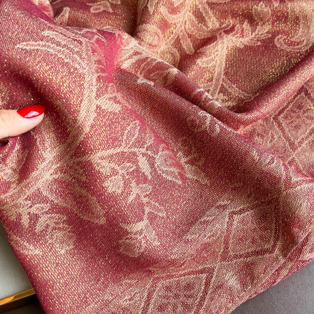 11Color 70*190cm Women Hijab Gold Thread Jacquard Scarf Muslim Wrap Ramadan Islam Headscarf Hijabs Turban Neckerchief Shawls