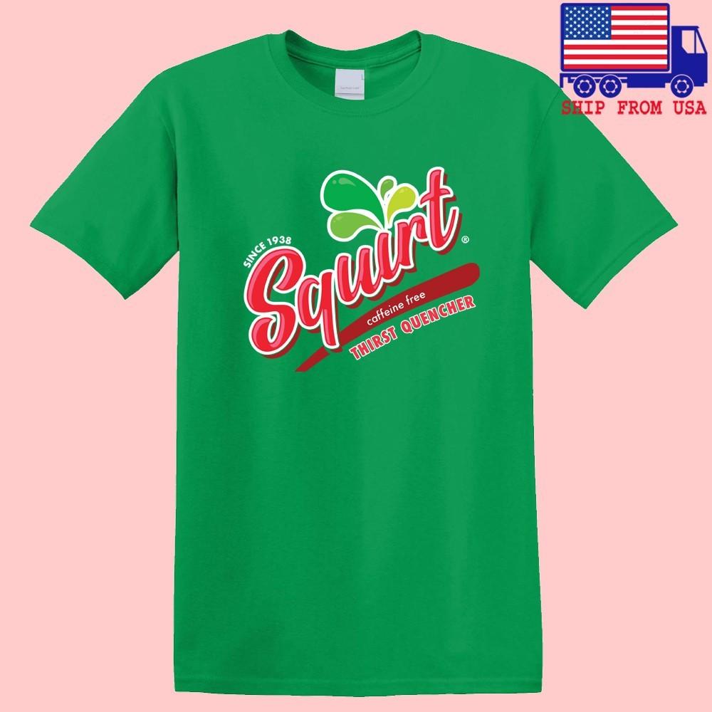 Squirt Drink 90's Thirst Quencher Men's Green Size S-5XL
