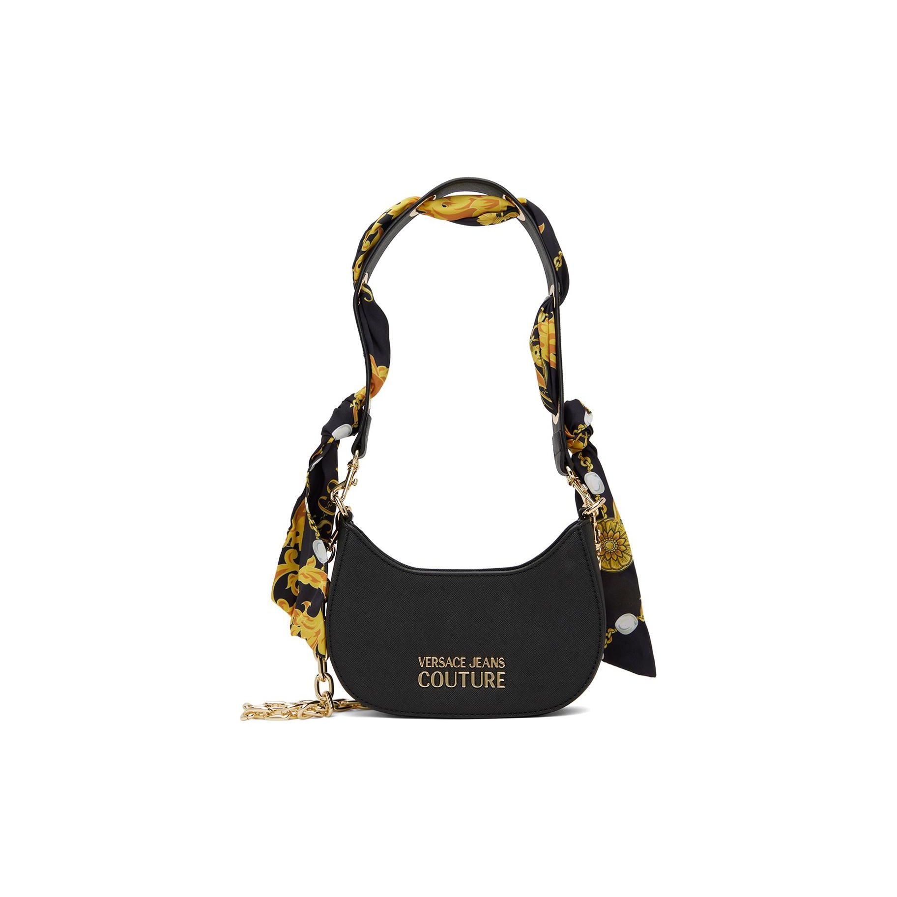 Versace Jeans Couture Logo Zipper Tote Bag Women handbags Black 75VA4BAHZS467899 Basic Set BagDust Bag 34830₽