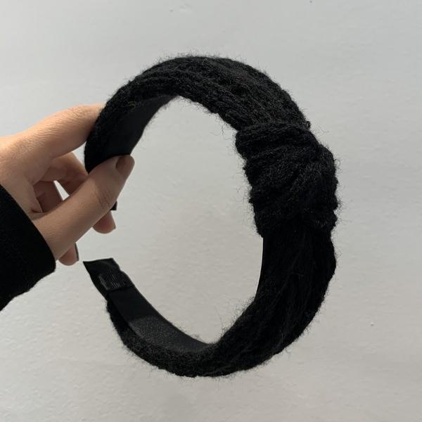 Mode Elegant Stricken Knoten Weites Haarband Stirnband Haarschmuck für Frauen Mädchen