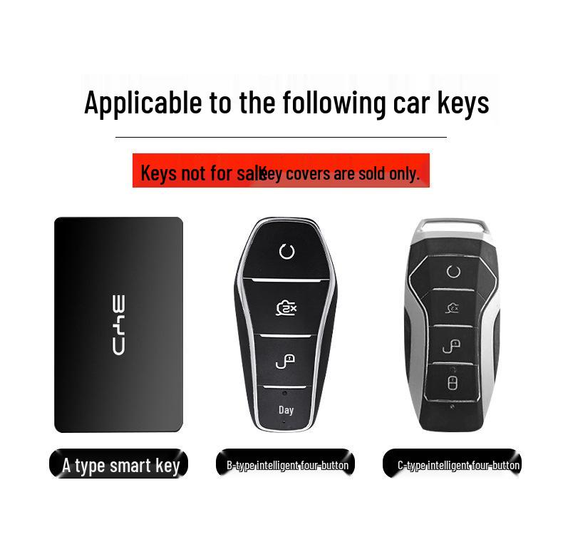 BYD Song Plus Key Case for 2021-2025 Models - Compatible with Song Pro, Song Ld/Max EV Car Accessories Shell