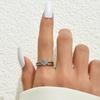 Adjustable Heart-Shaped Double-Layer Index Finger Ring - Cool European & American Style Jewelry