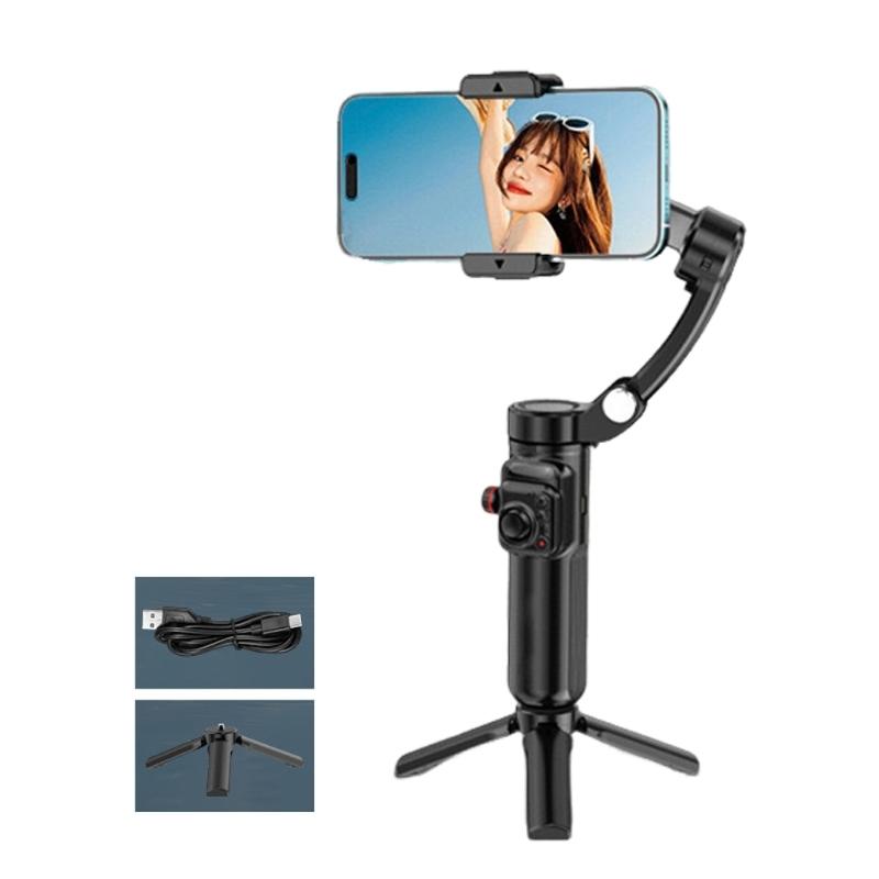 AI Power Orthogonal 3 Line Phone Gimbals Strong Phone Stabilizers Multifunctional Phone Gimbals for Video Recording