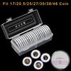 Display Box Coin Storage Box 20pcs Accessories Collection For 17 20.5 25 27 30 38 46mm Holders Protection Supplies