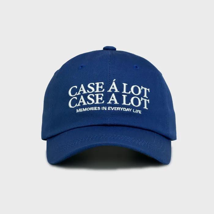Slogon logo ball cap - Blue