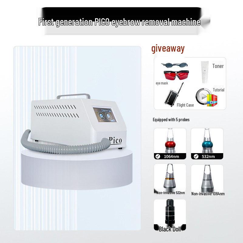 Second-Generation Non-Invasive Pico Eyebrow Cleansing Machine - Portable, Waterless Beauty Device