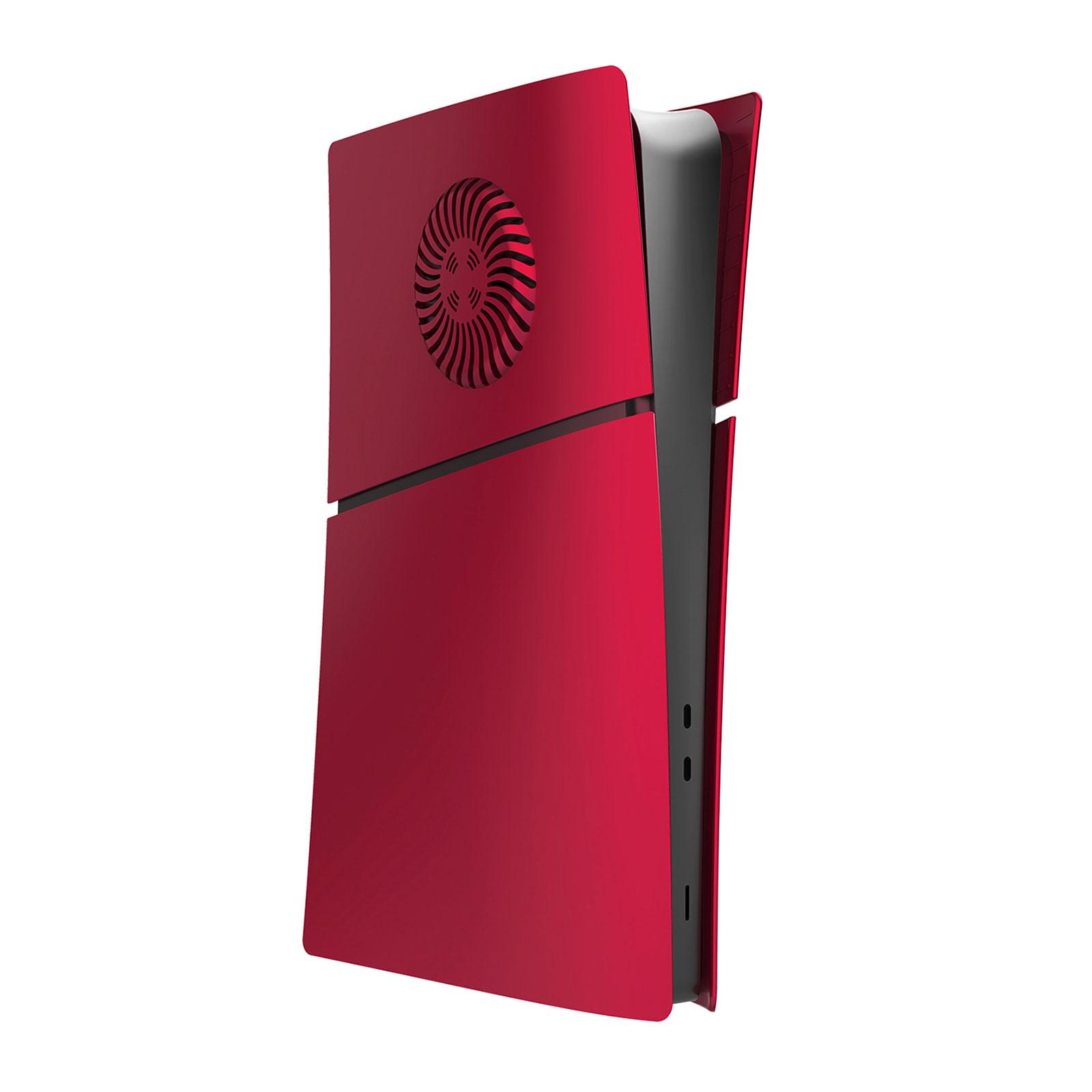 

Корпус консоли PS5 Slim Digital Version, лицевая панель с отверстием для радиатора, защитное покрытие от царапин, сменная крышка красный